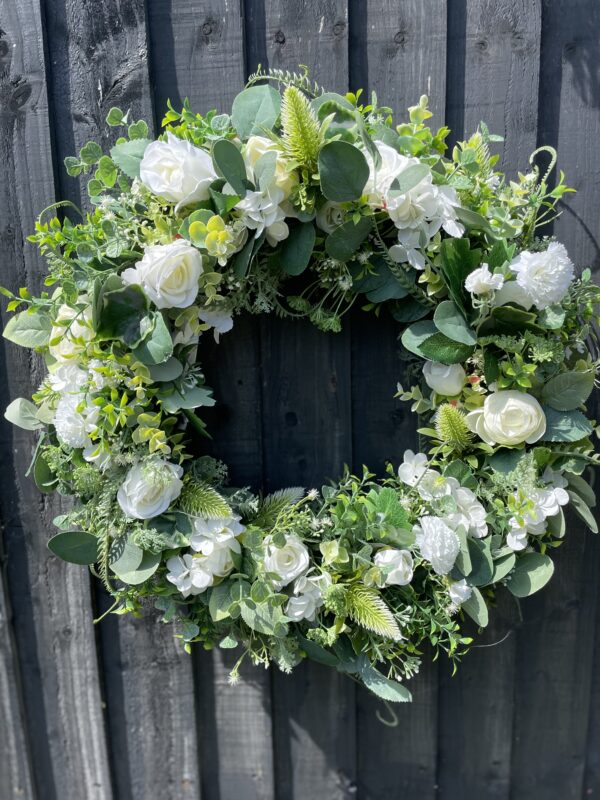 Garden Rose Wreath