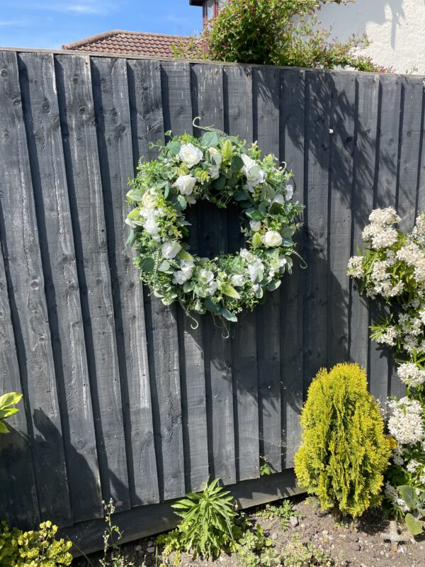 Garden Rose Wreath - Image 3