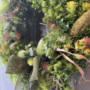 Succulent green Wreath